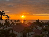 sunset view from terrace ... one of several
