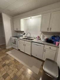 Partial view of kitchen