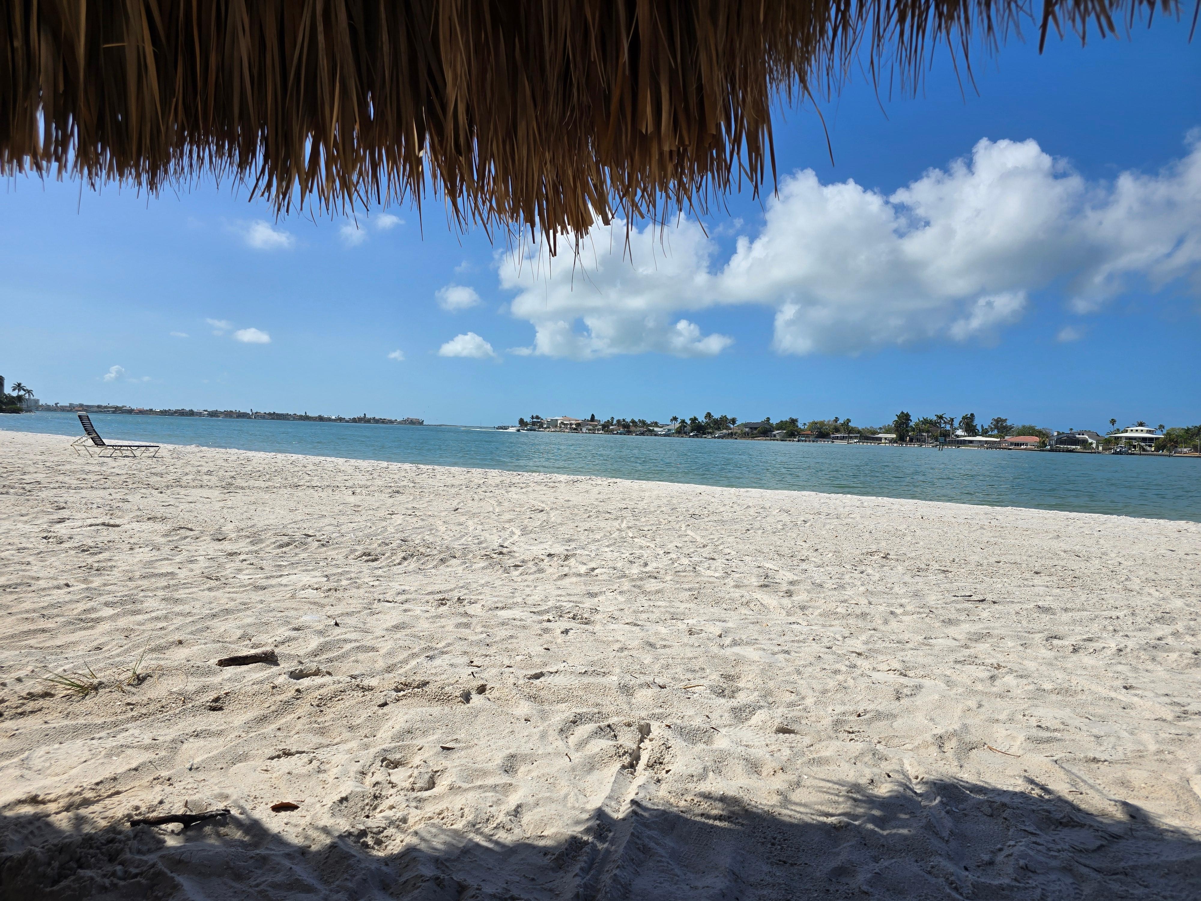 Lovely view from the beach.