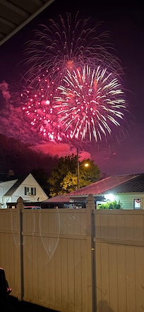 Definitely recommend staying on the 4th of July. Perfect view of the fireworks.