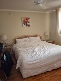 King-size bedroom.
