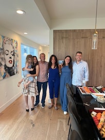 Our family in the Hosts beautiful home!!