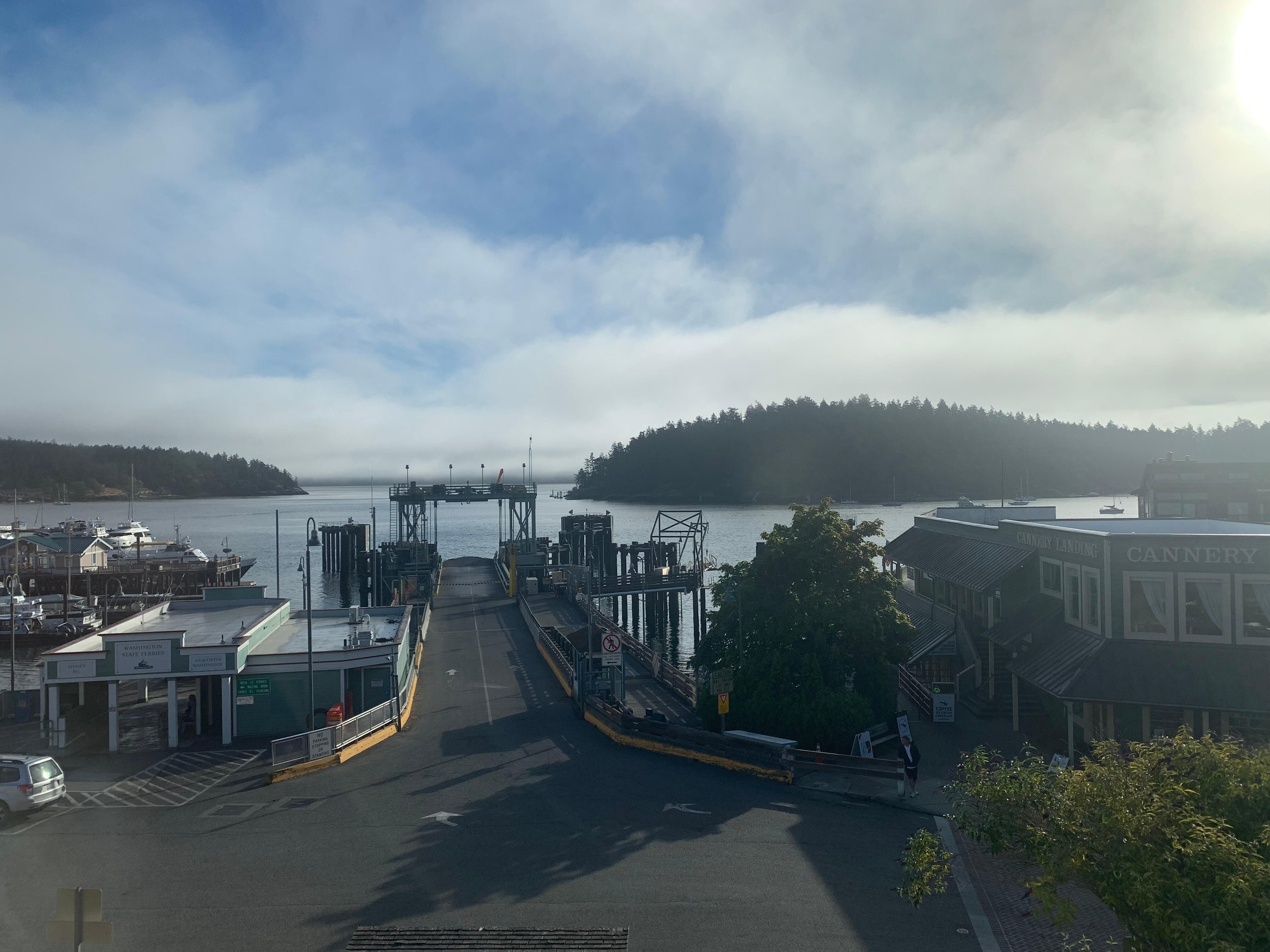 View from bay windows