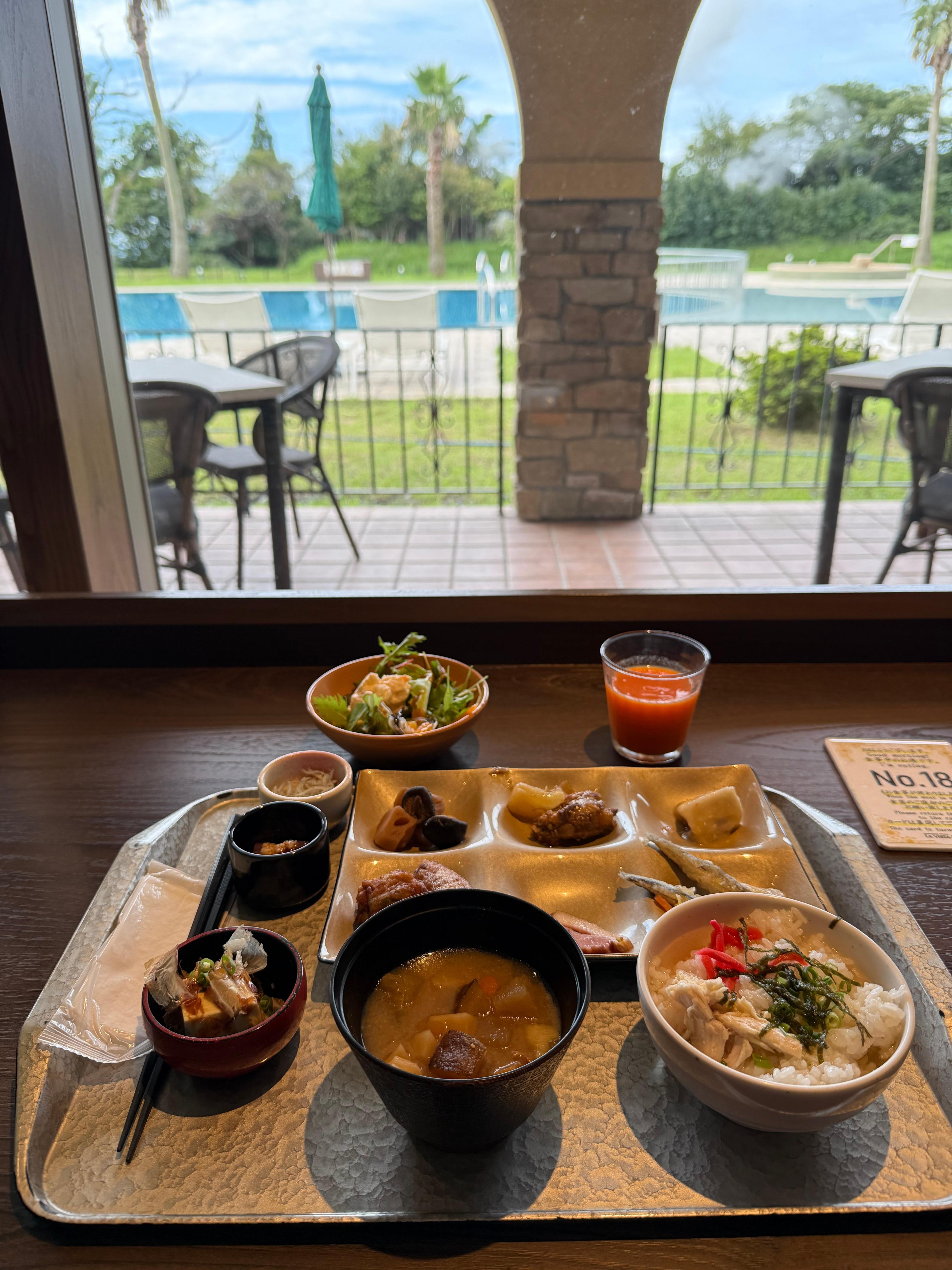 朝ごはんのビュッフェは品数も豊富で美味しかったです