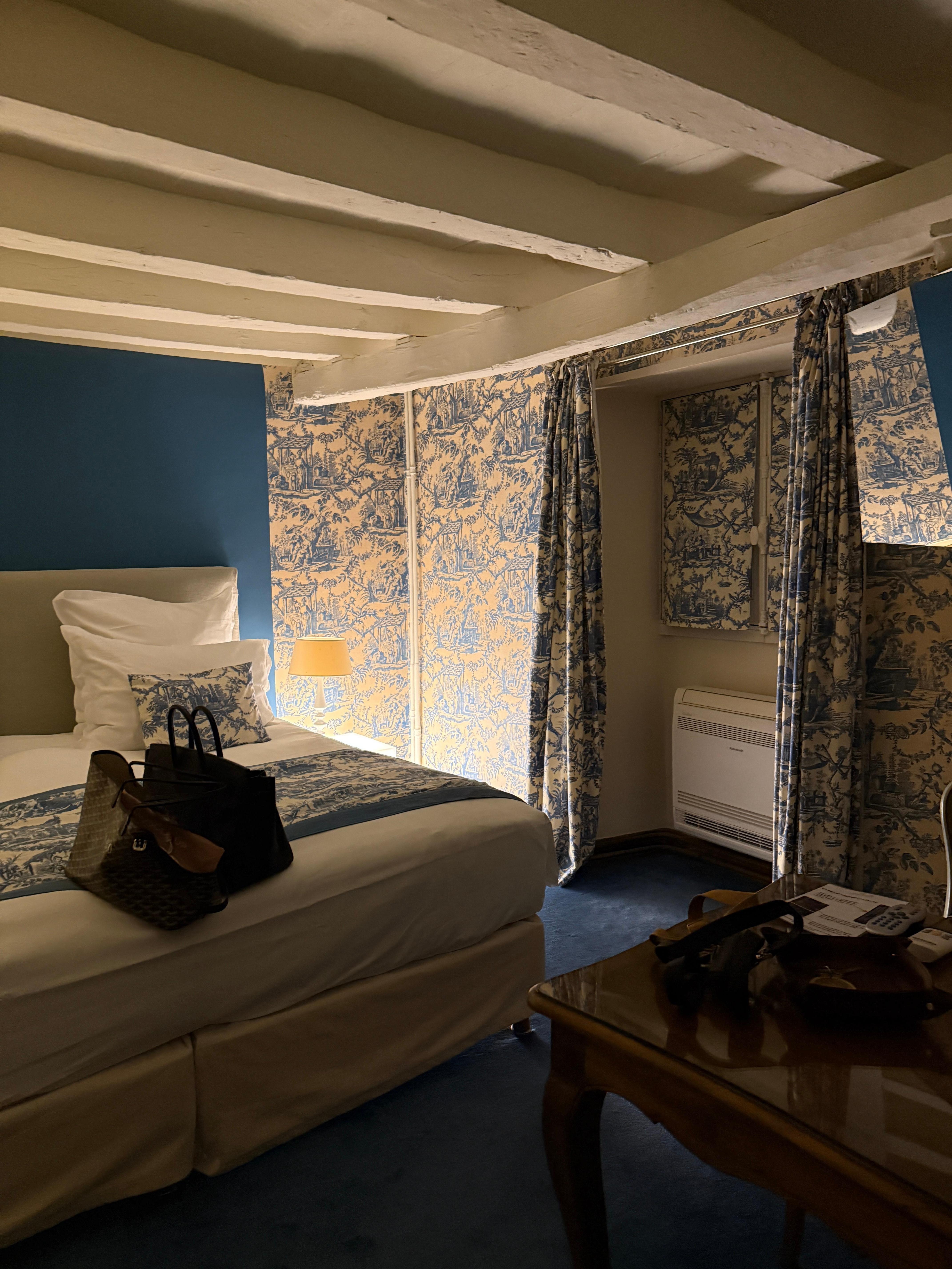 bedroom with king sized bed