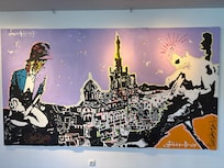 Artwork in the hotel