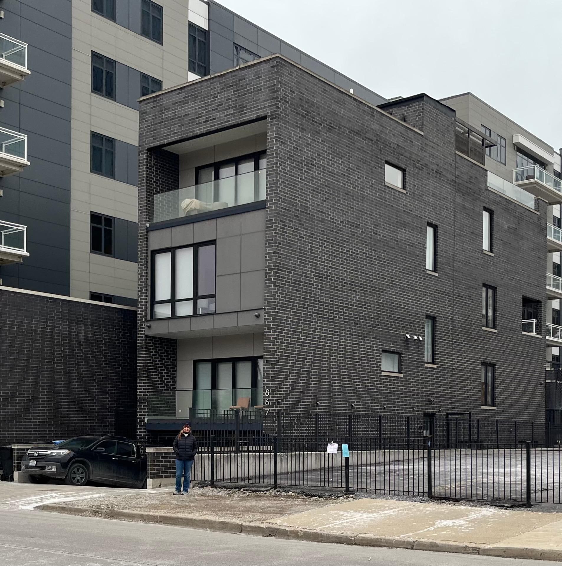 The outside of the building 