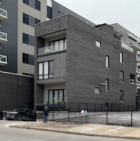 The outside of the building