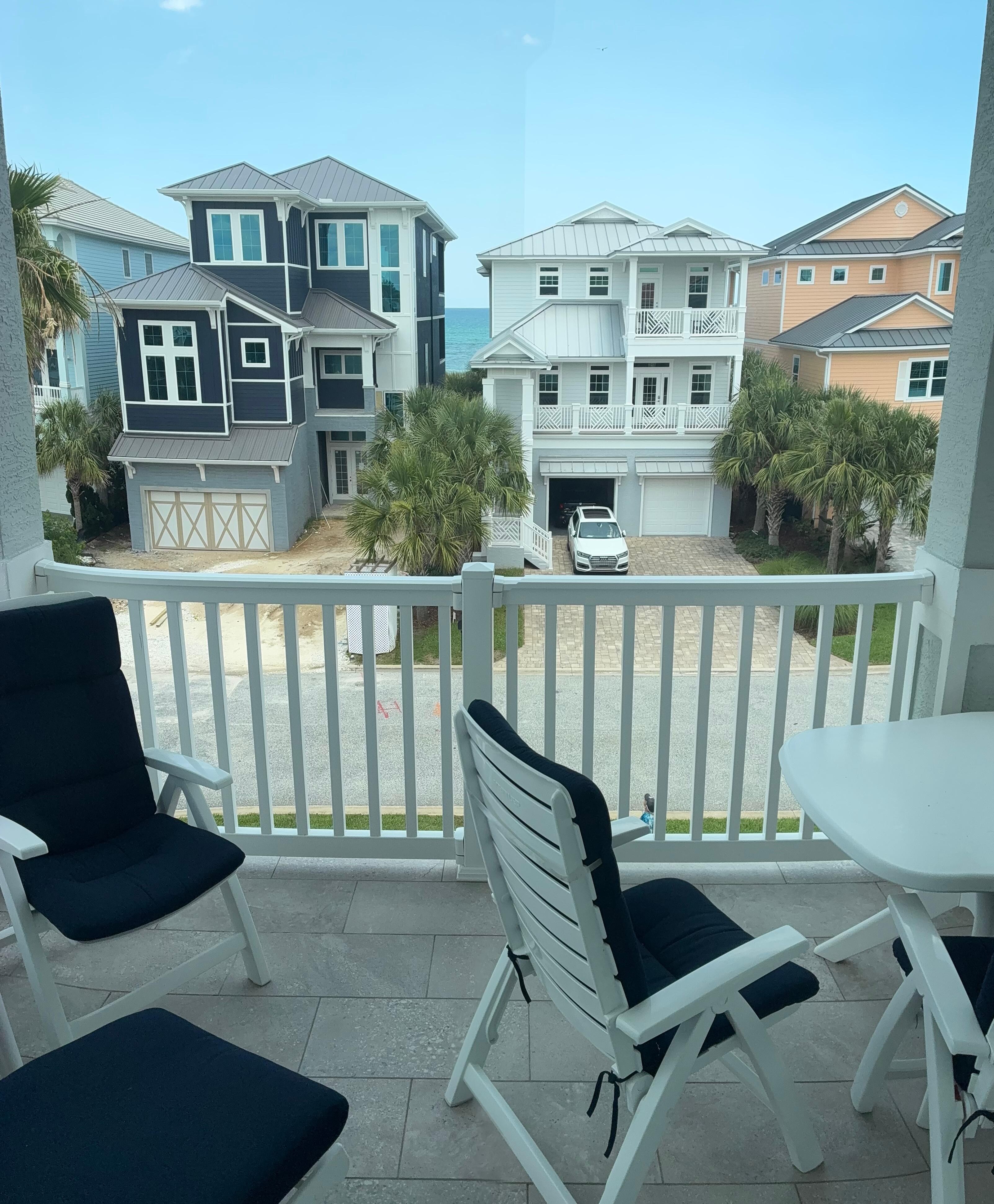 Front porch view of ocean. 