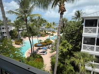 Pool and ocean views