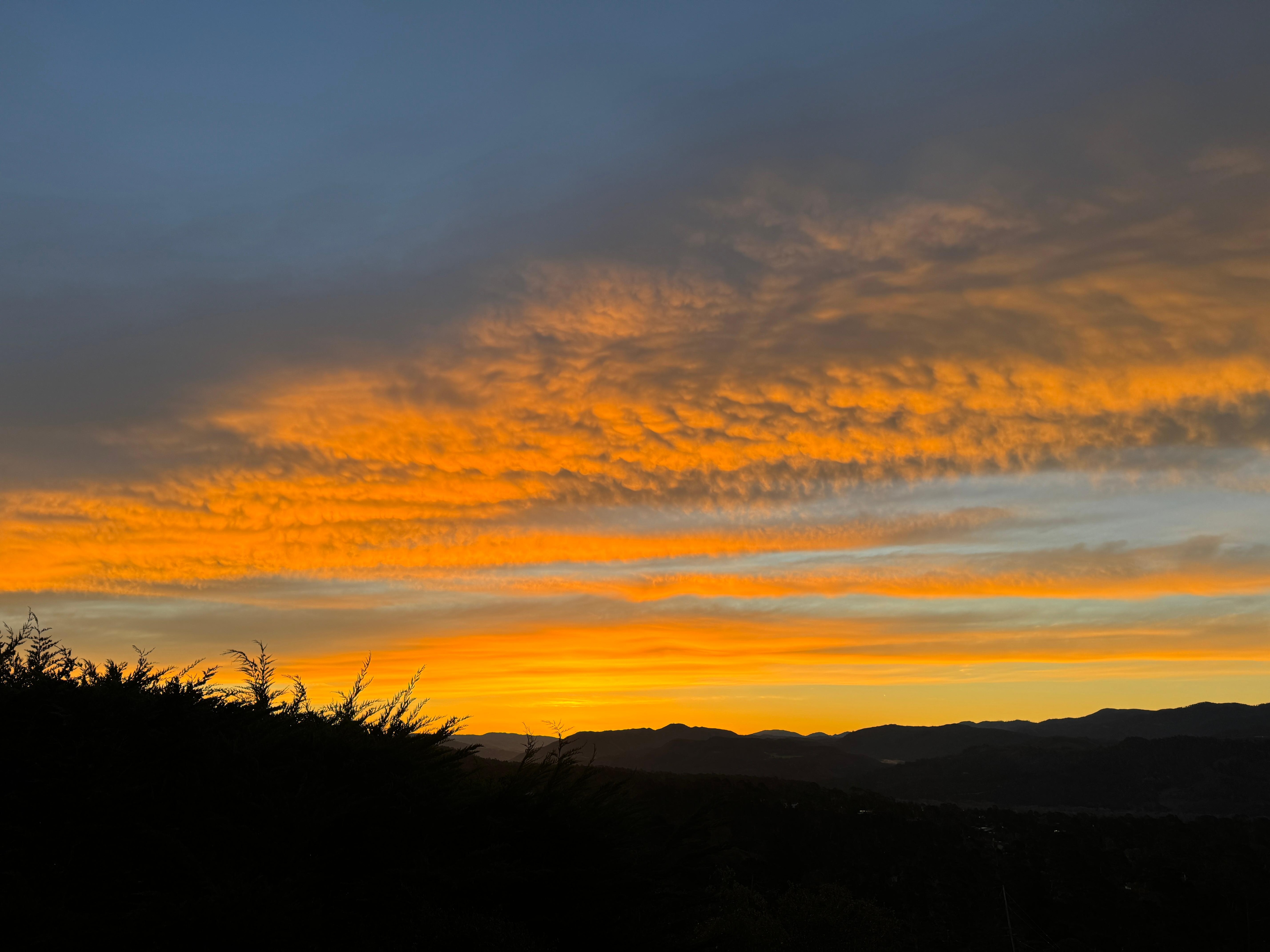 Sunrise from the deck
