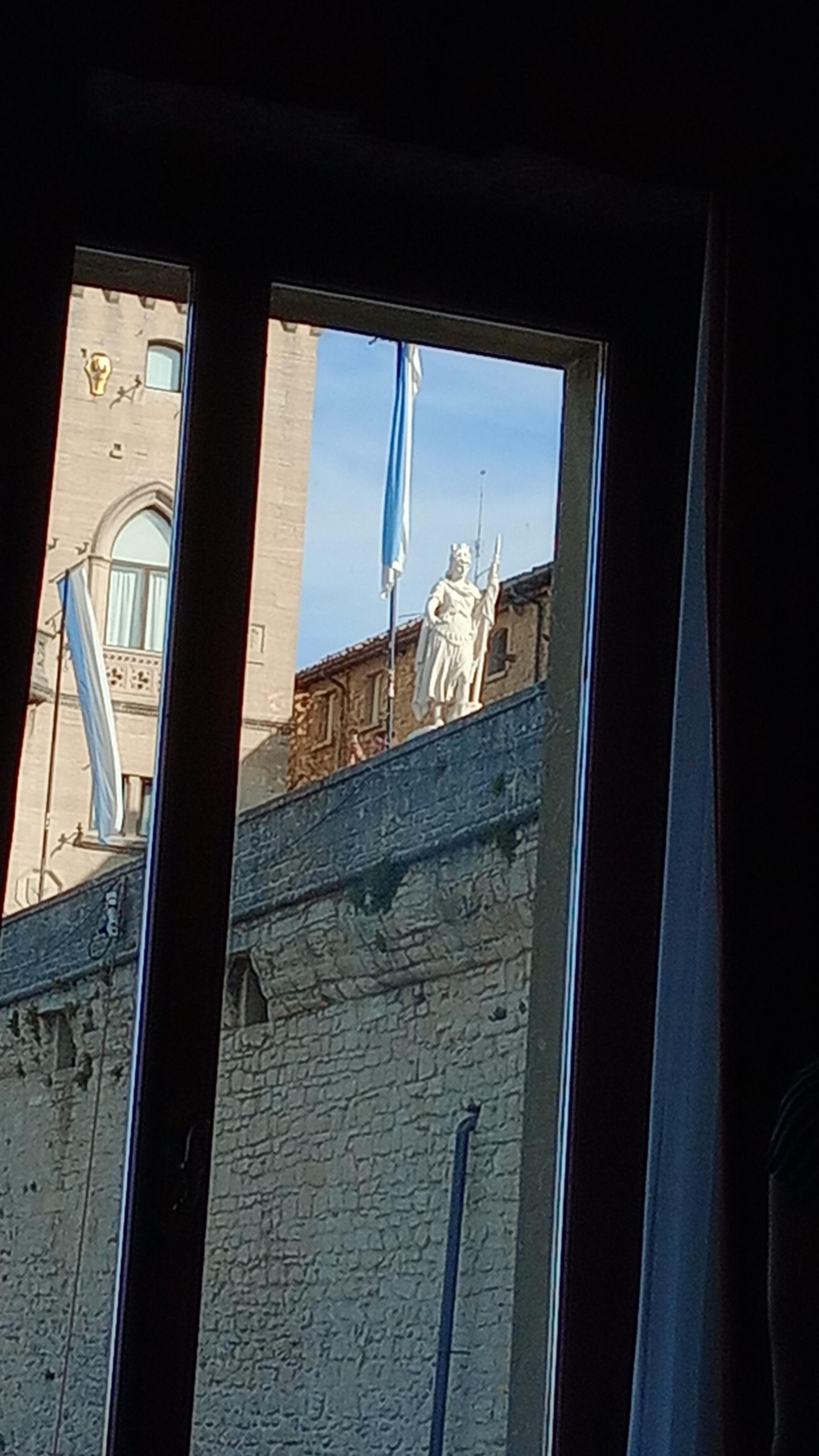 Vista dalla sala colazione