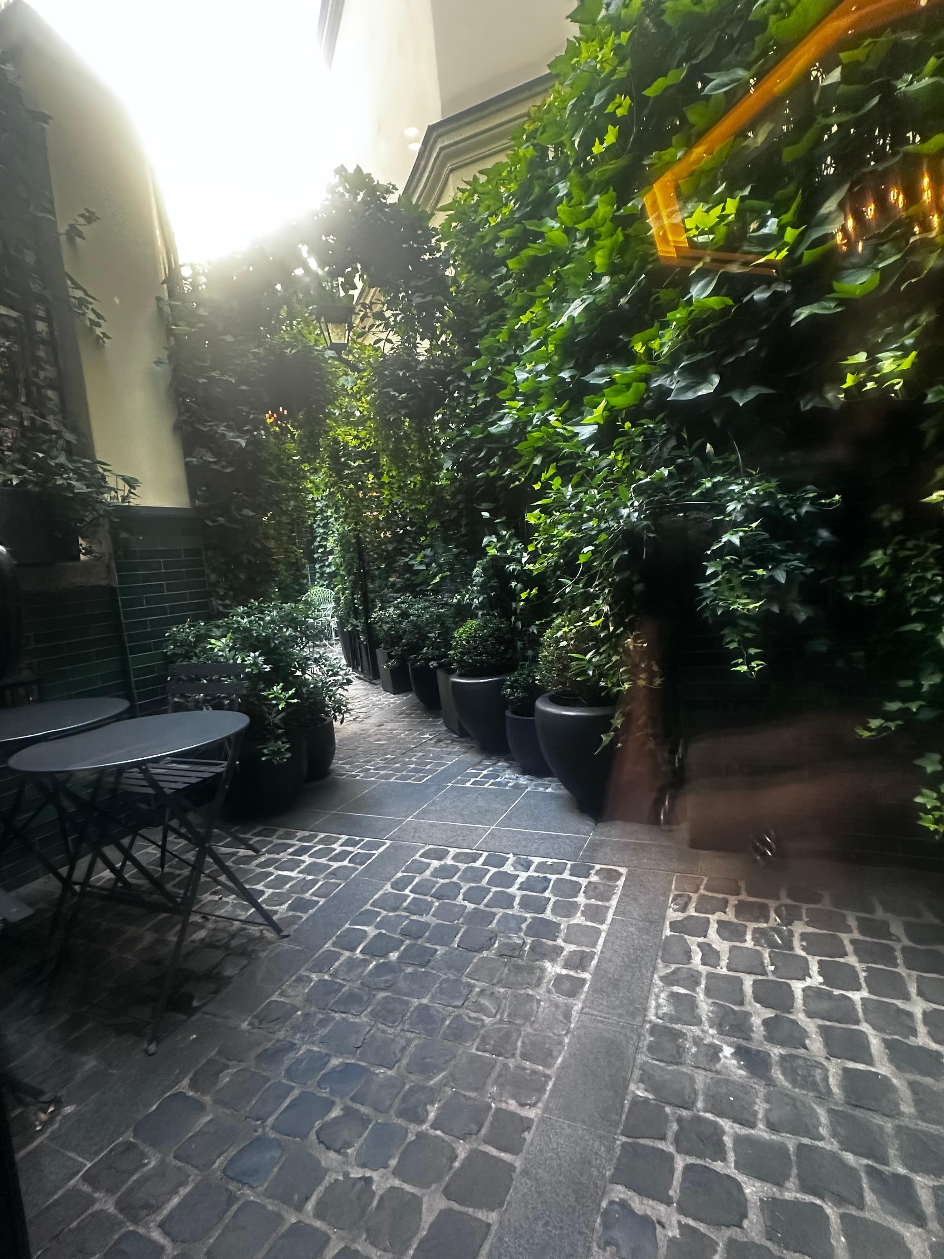 Outdoor courtyard