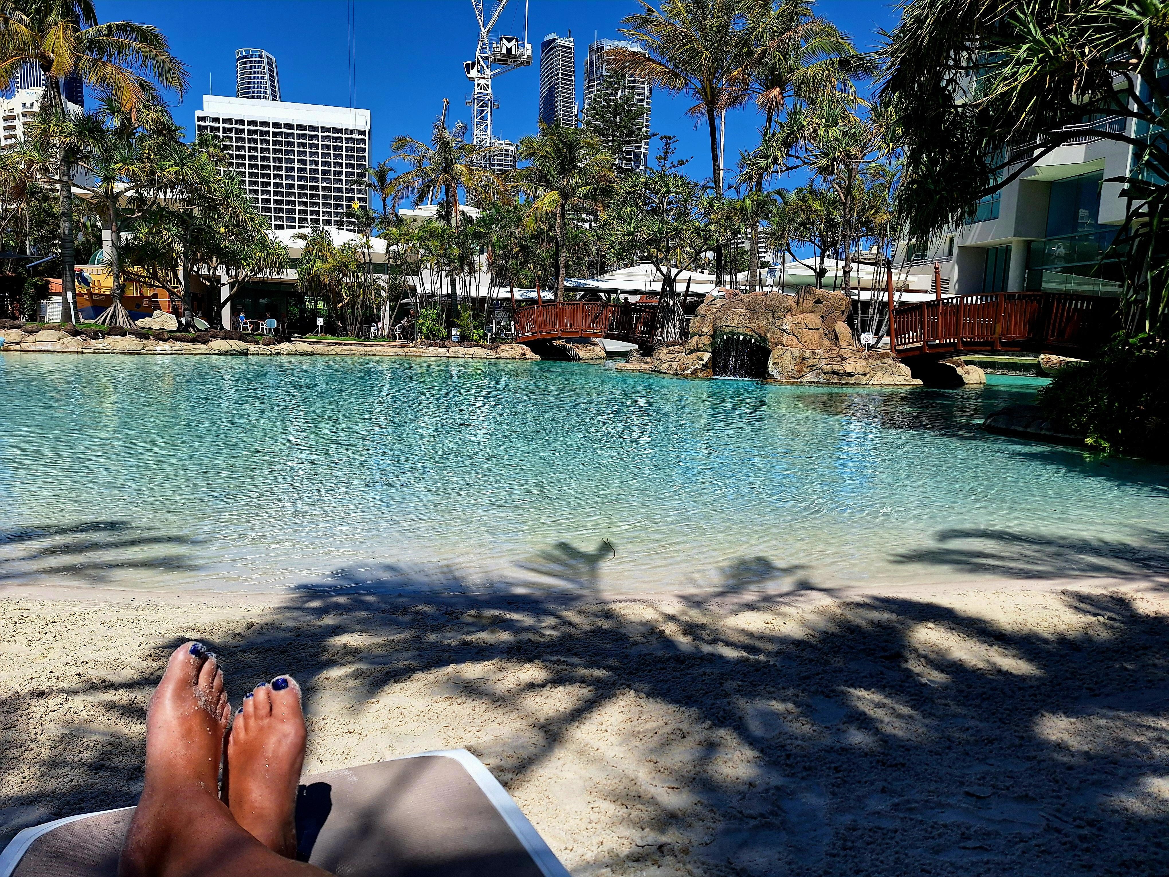 Had a great pool area.