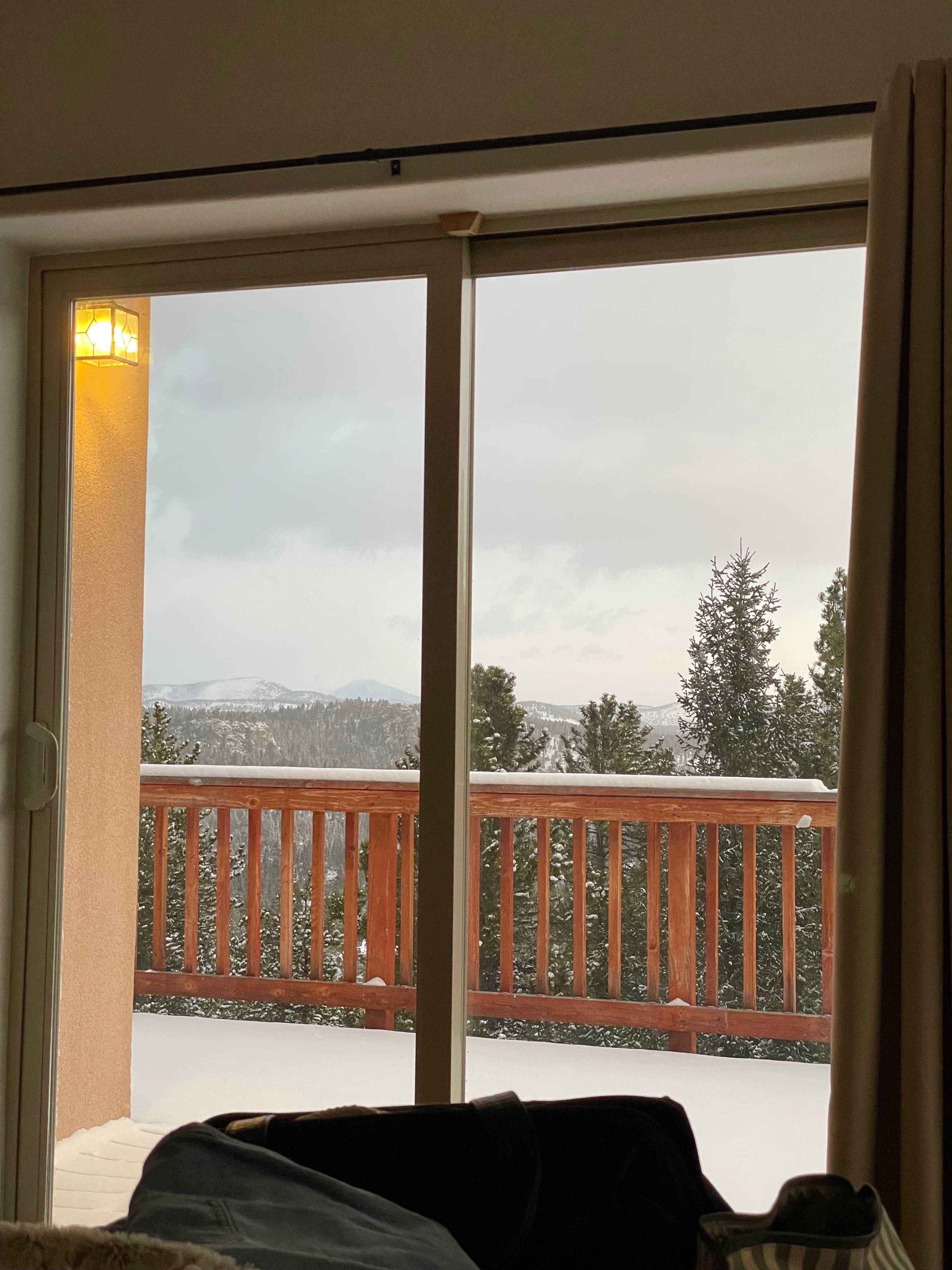 Amazing view from master bedroom 