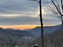 Beautiful early am view from the deck.