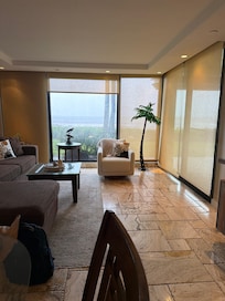 Living space with an ocean view