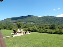 Mountain view from patio deck