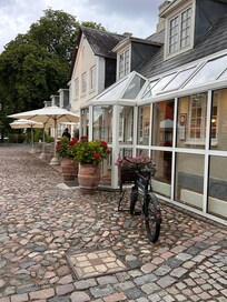 Delen där reception och frukost serveras