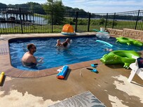 Pool was lovely but the grounds around the pool need to be weeded and cleaned up.