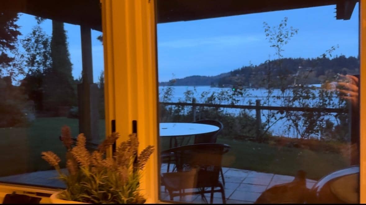 View from living room couch 