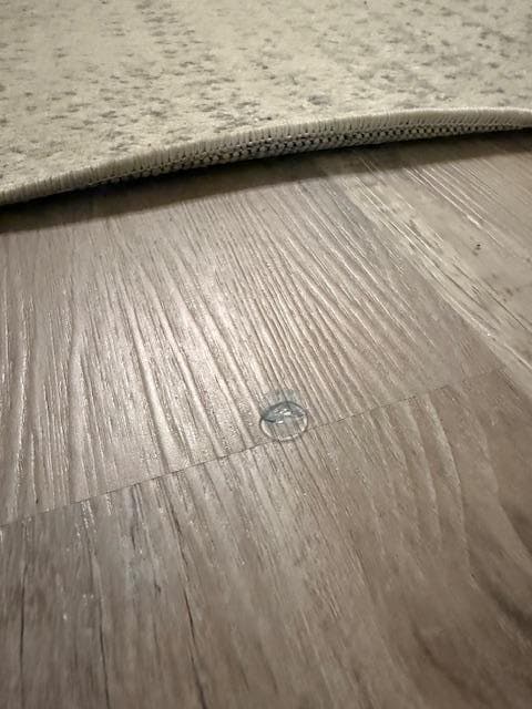 We found used contacts on the floor in one of the bedrooms