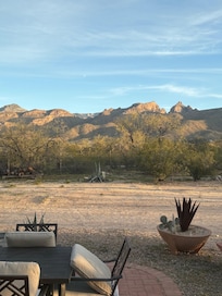 Right out the front door!