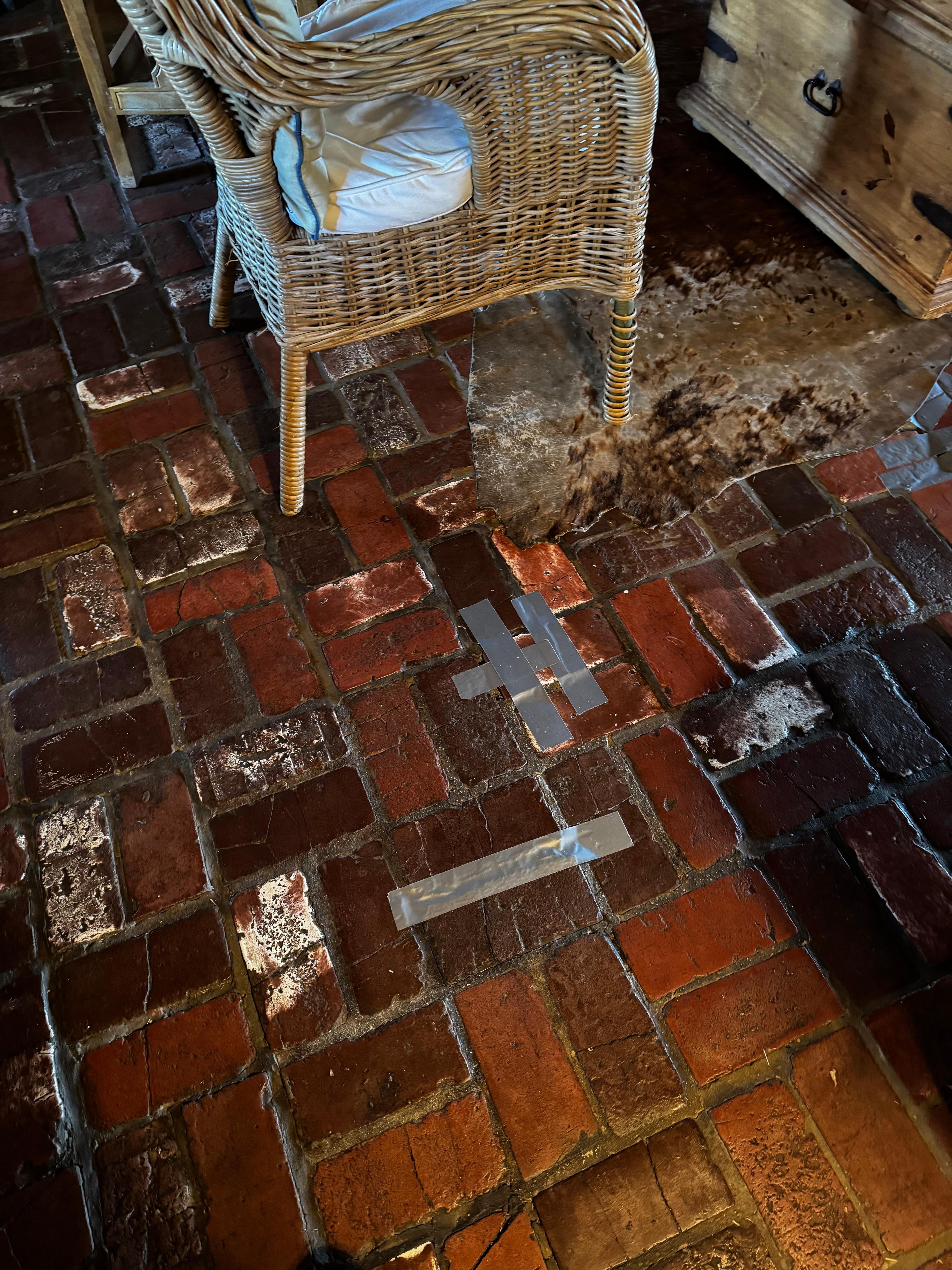 More broken brick floors.