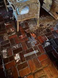 More broken brick floors.