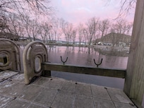 Sunrise out on the dock.