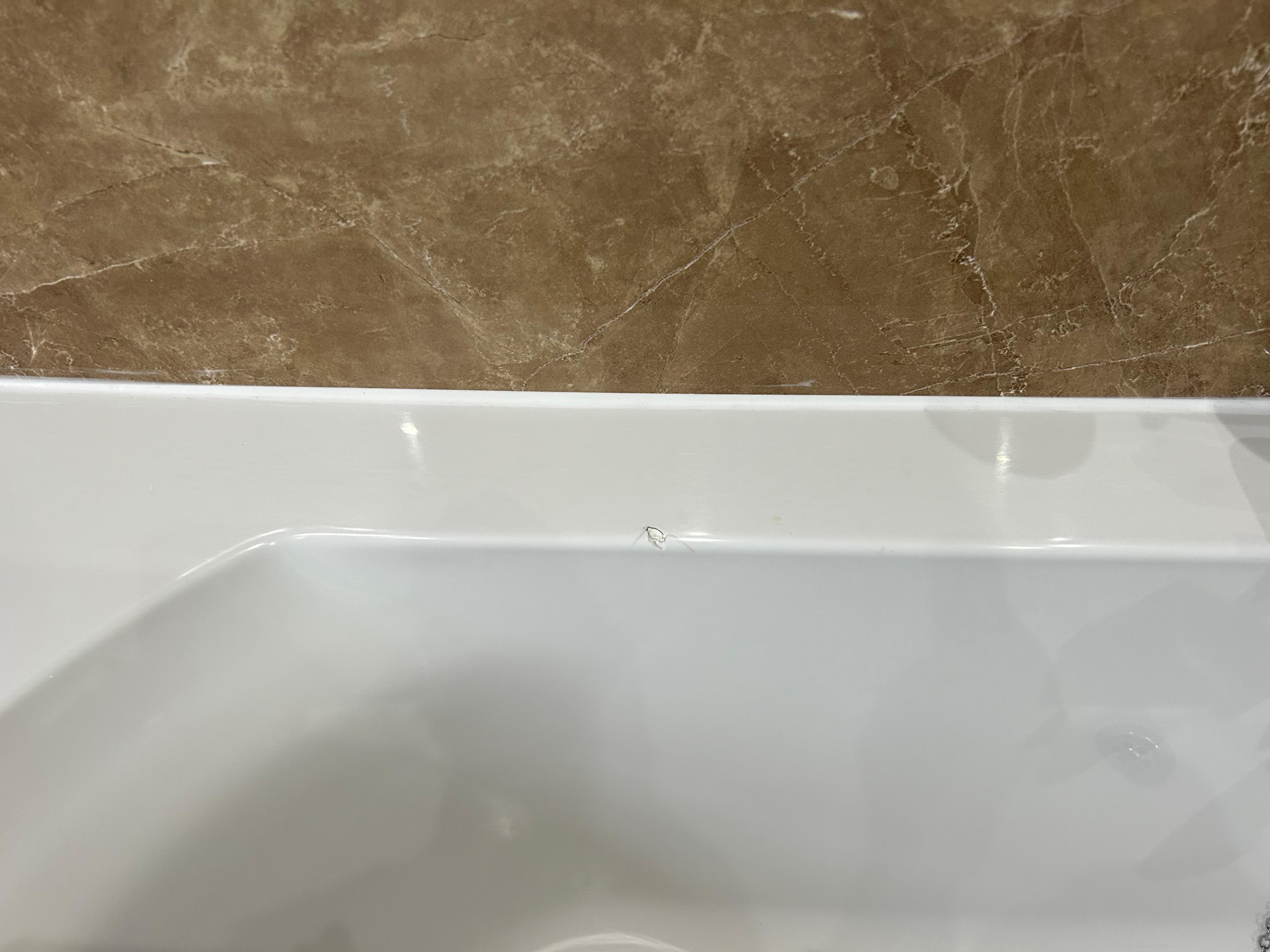Chipped porcelain