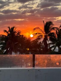 The view from our top floor room