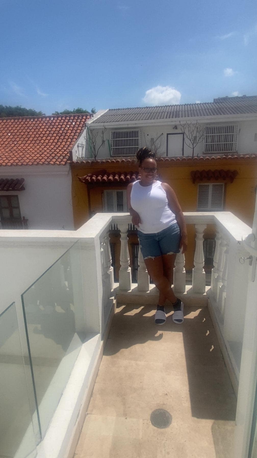 This is the balcony on the 3rd floor for room 328. I loved it