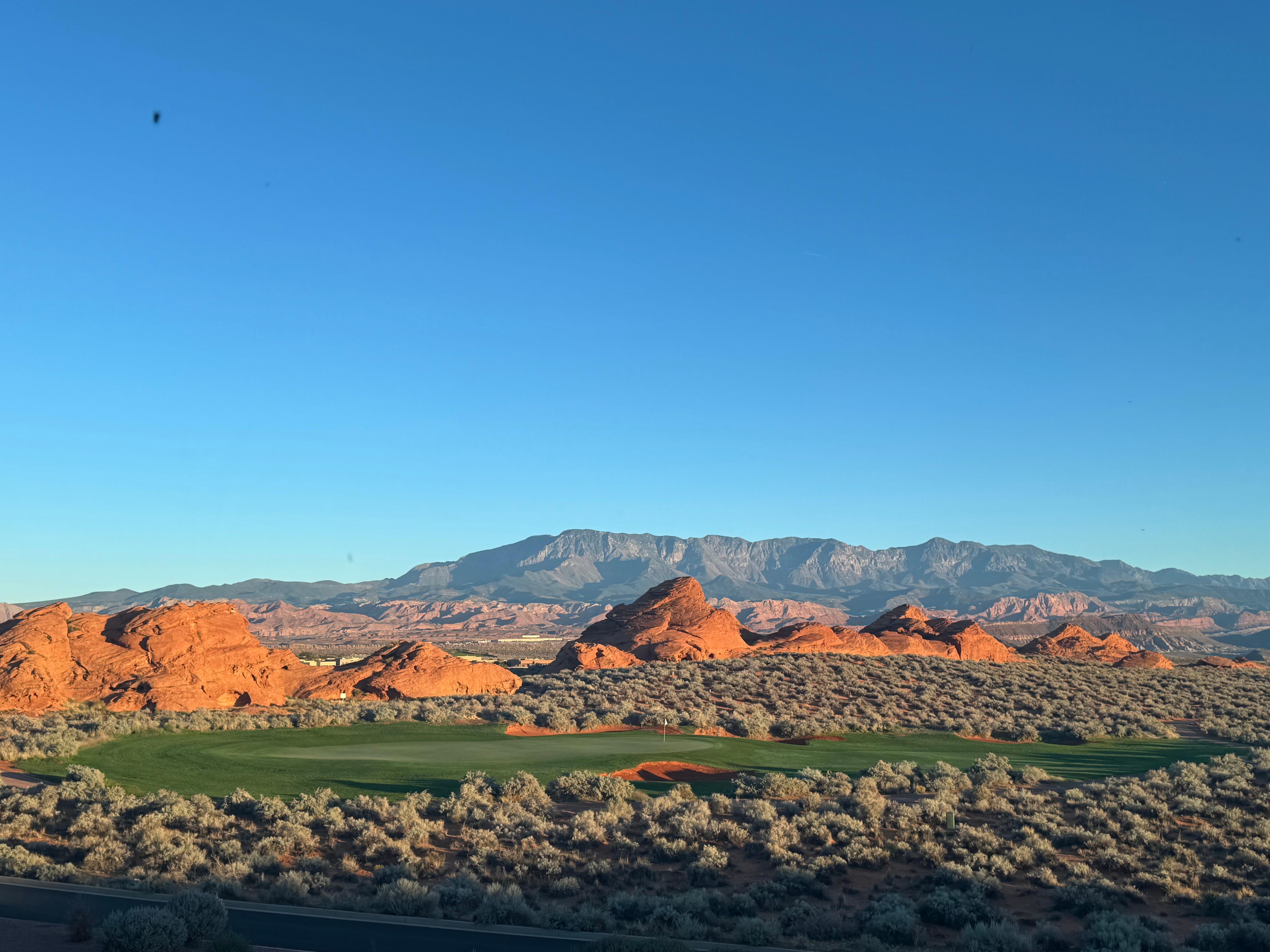 View from the window in our room