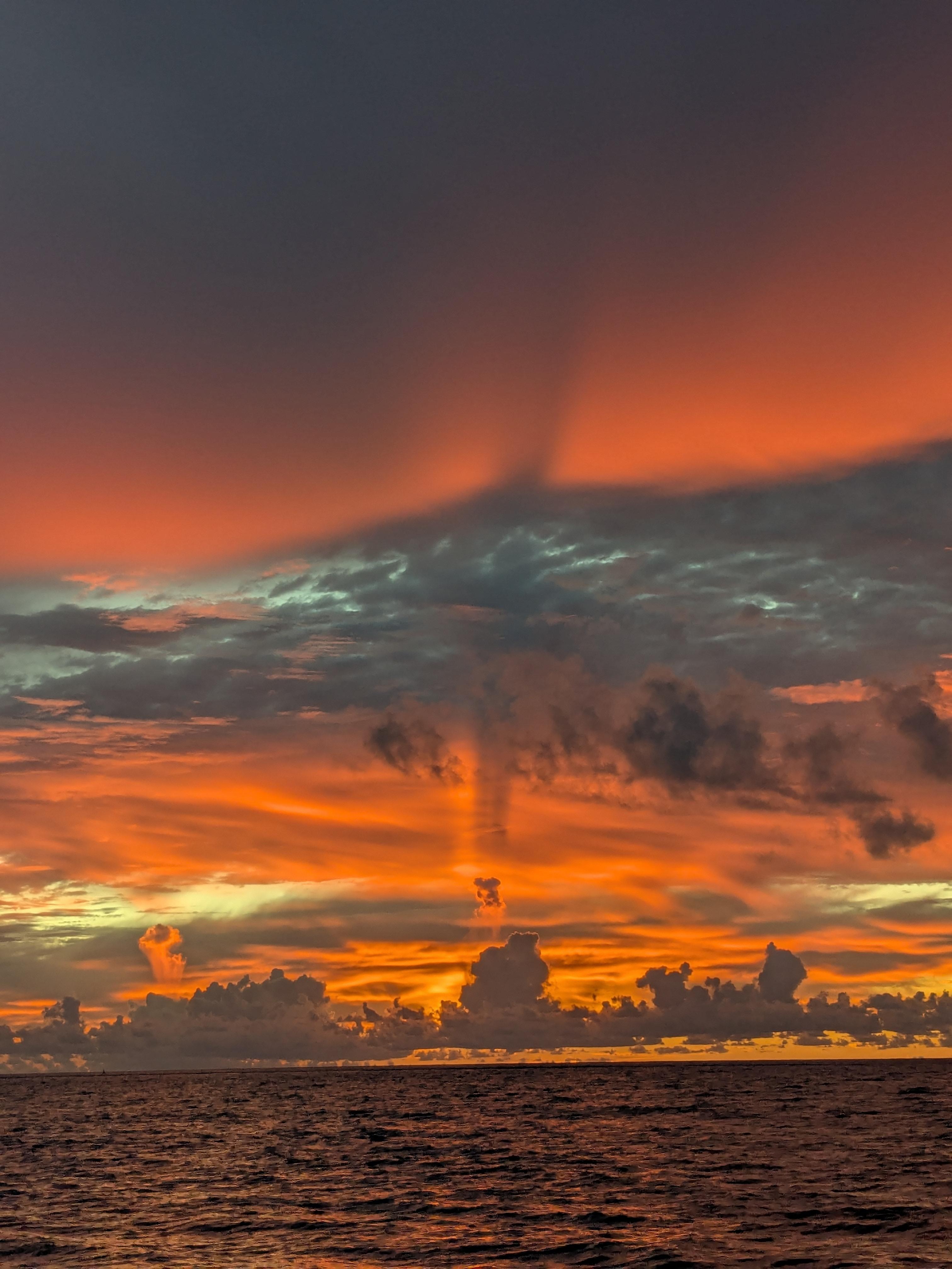 Sunrise view from the beach