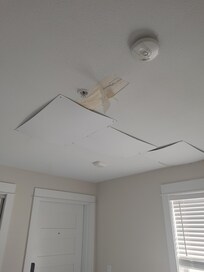 View of the mess.