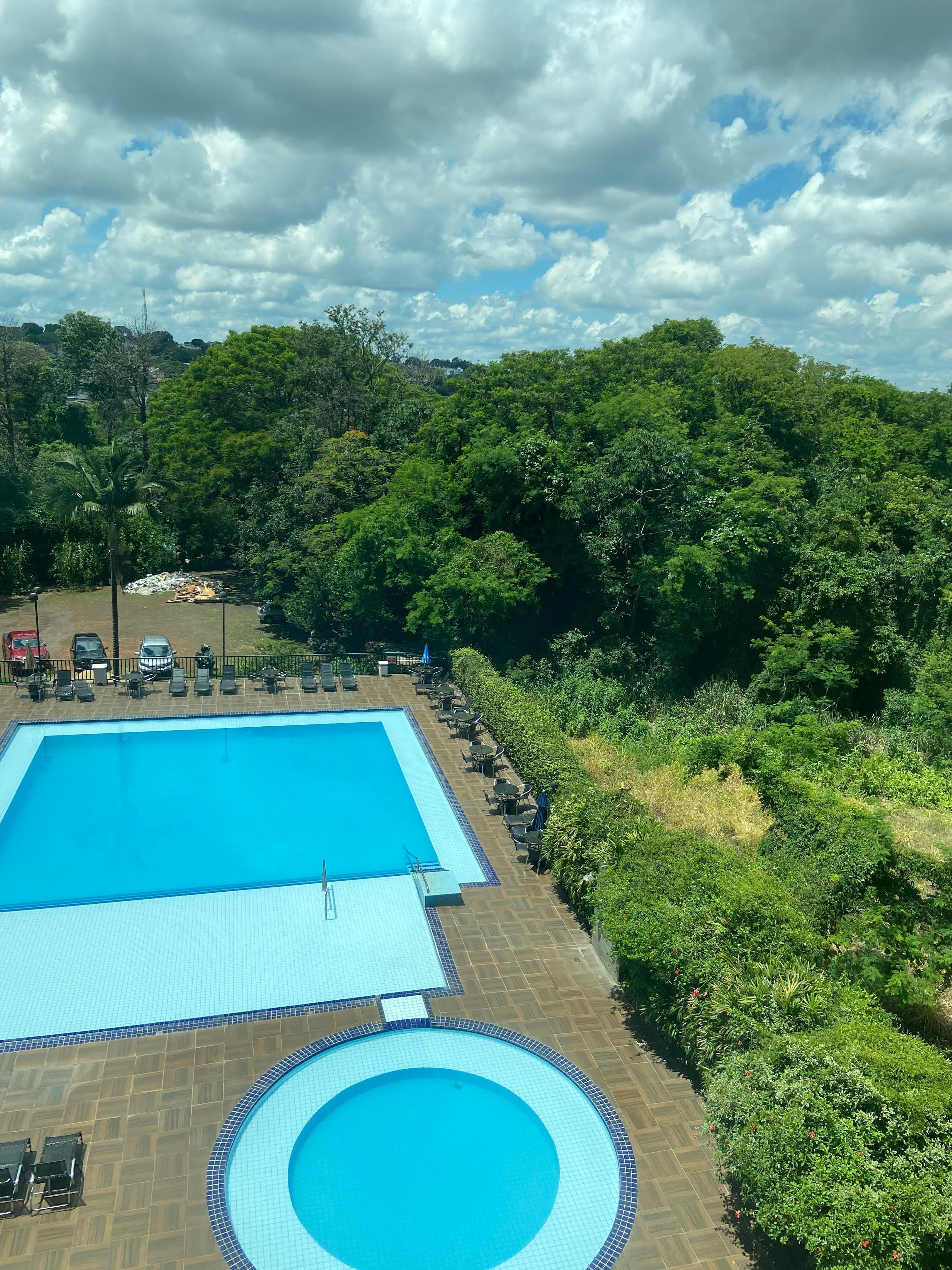 Vista do quarto no segundo andar