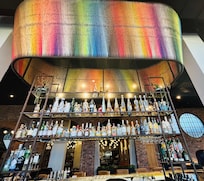 Well stocked bar