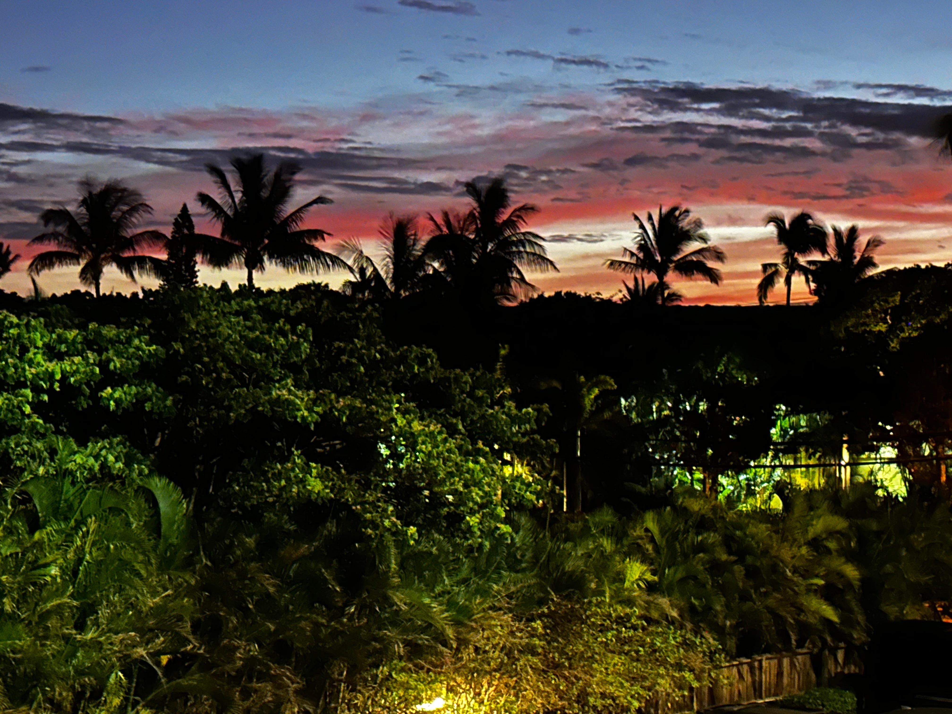 Sunrise from the lanai 