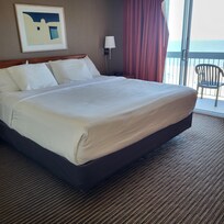 Our king size bed! So spacious and super comfortable!