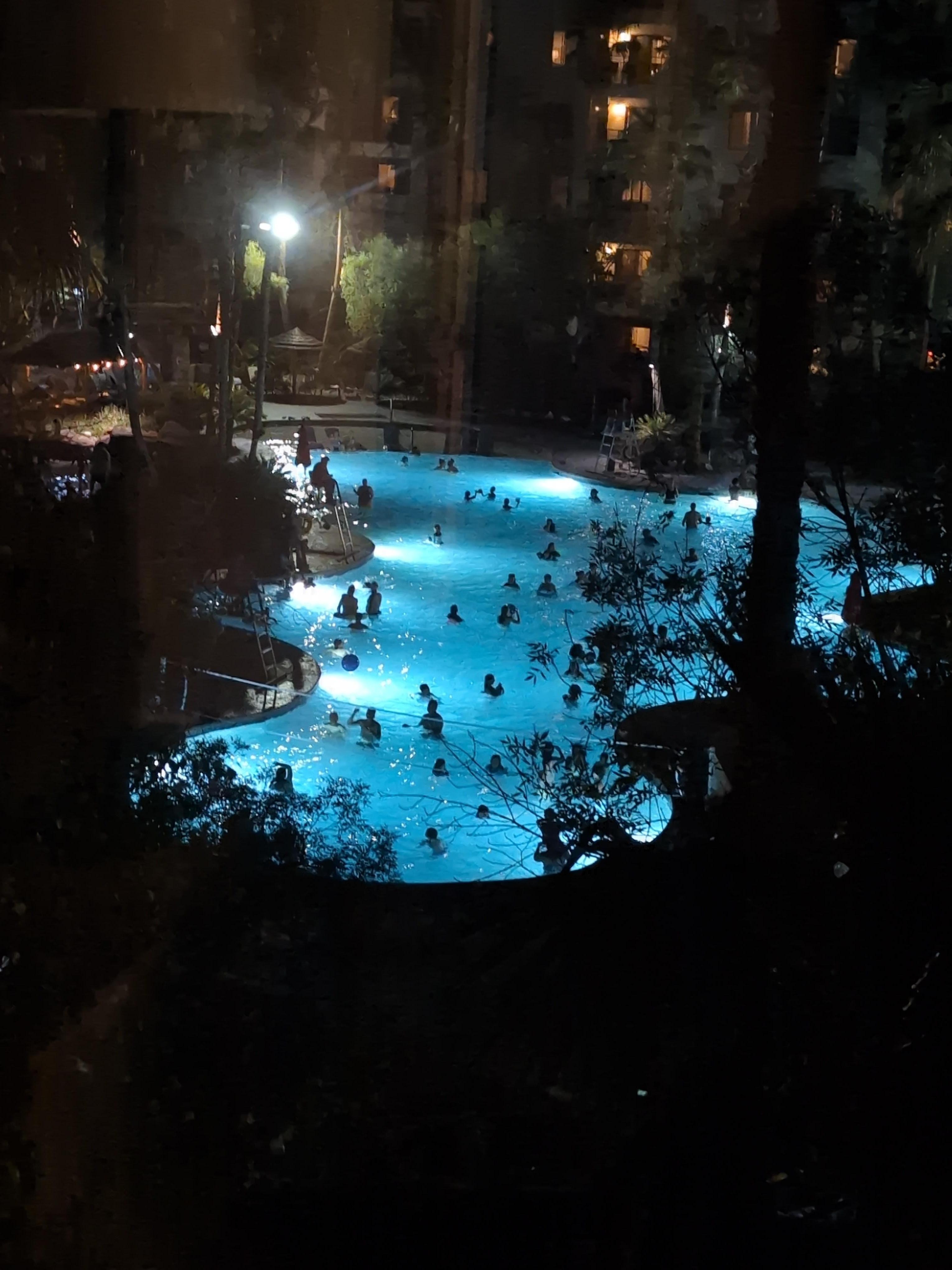 Our room had a pool view