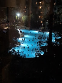 Our room had a pool view