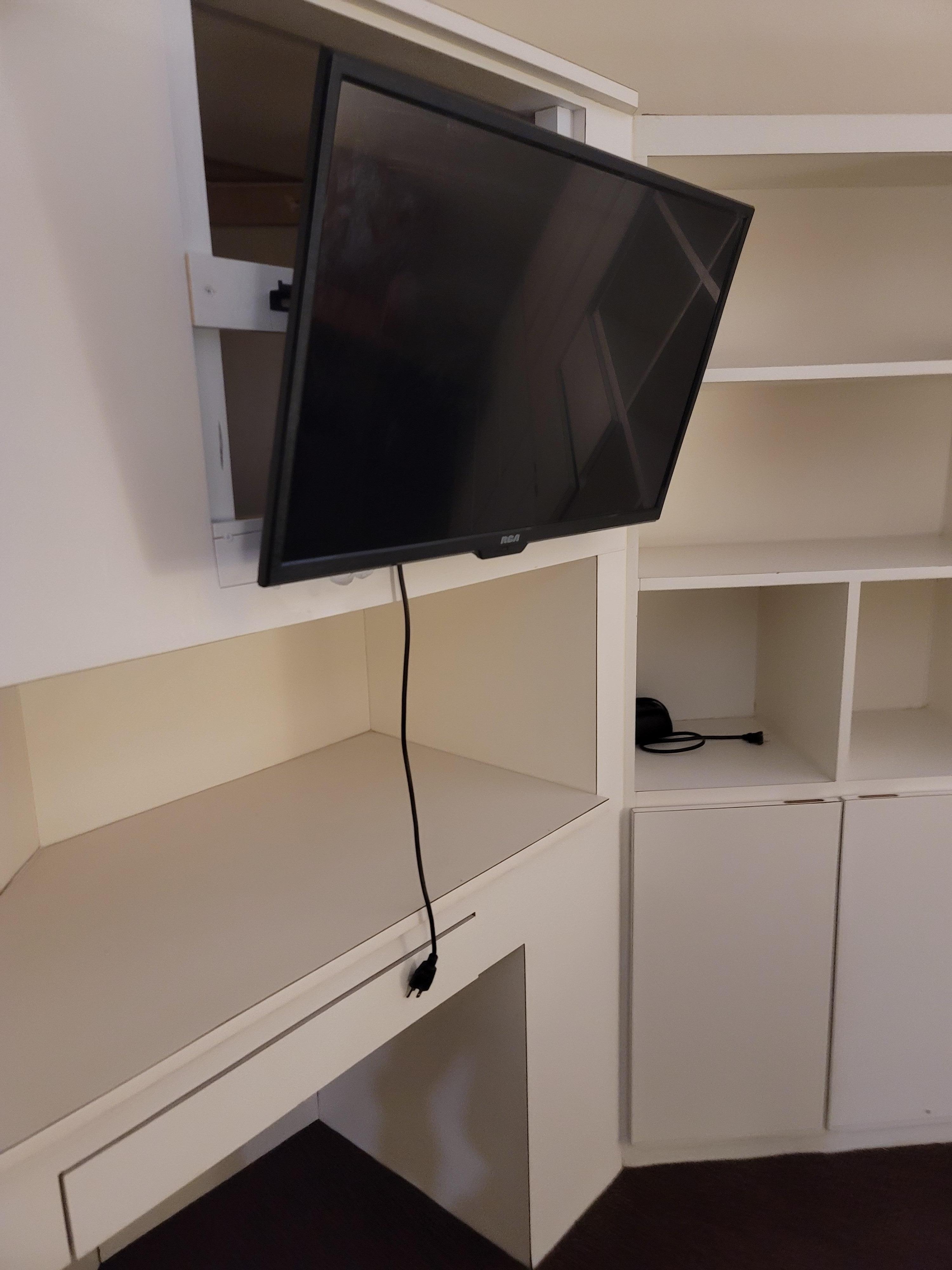 TV was unplugged and inoperable when we walked in the room.