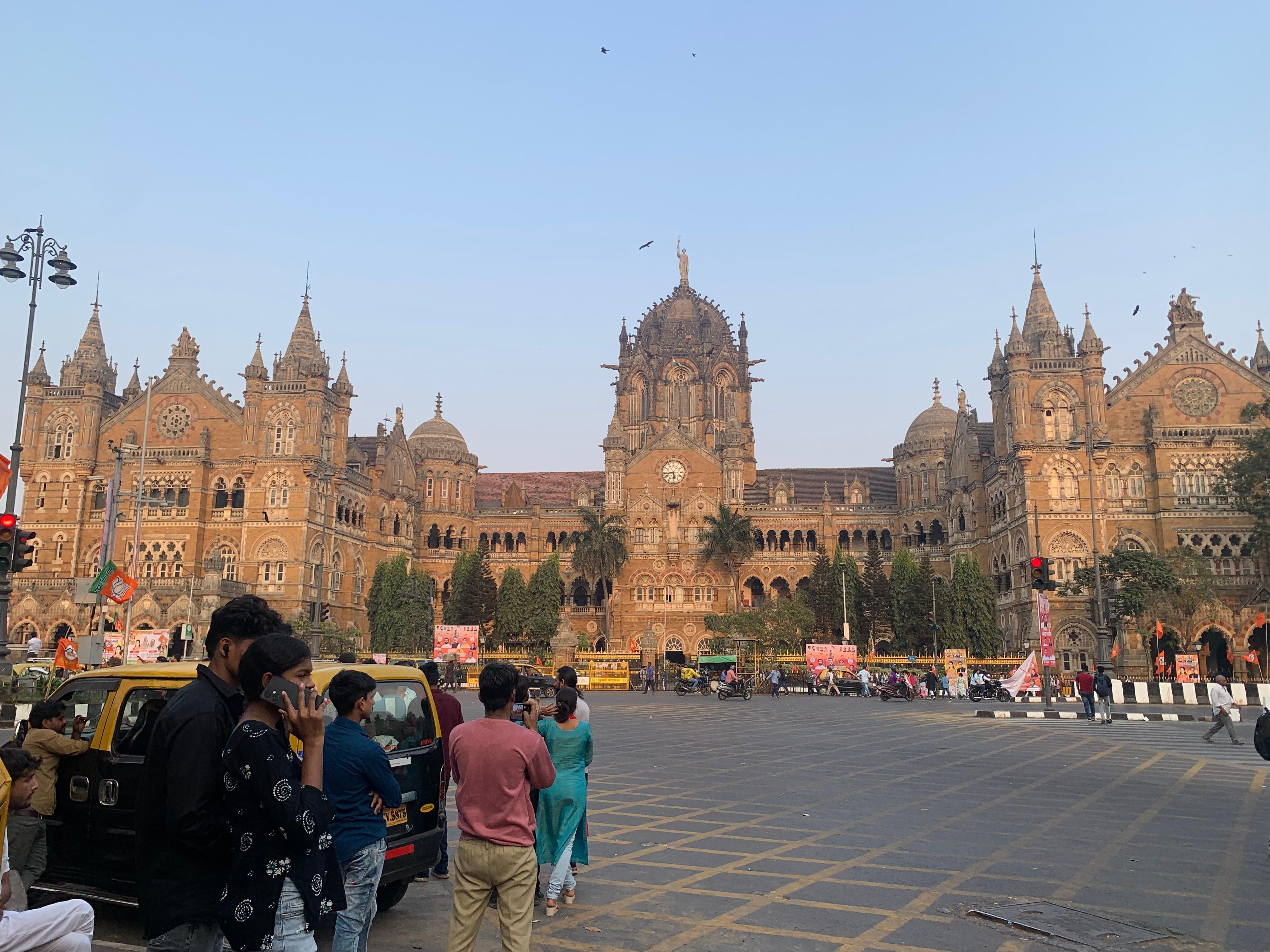 Main train terminus. UNESCO building. Fantastic architecture all around Mumbai. 