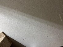 Wall next to bathroom