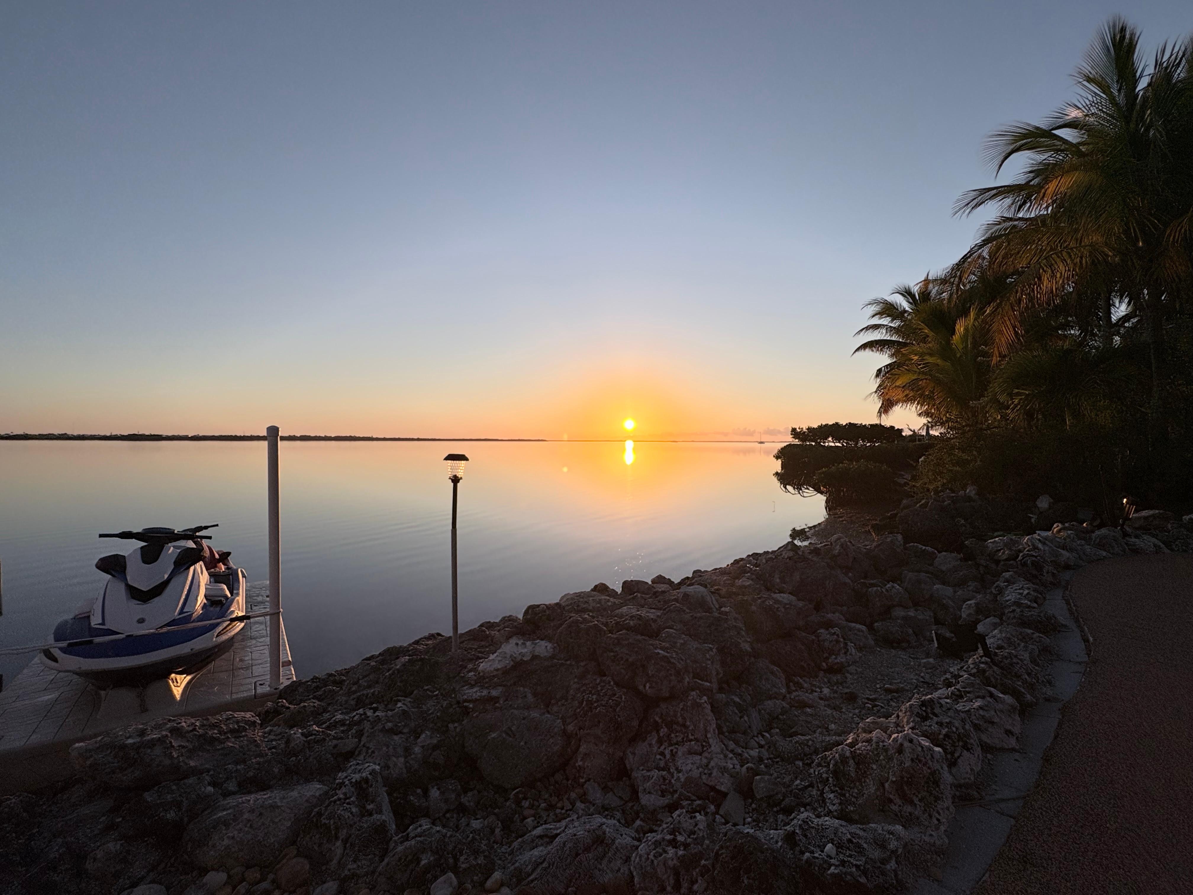 Sunrises from the deck