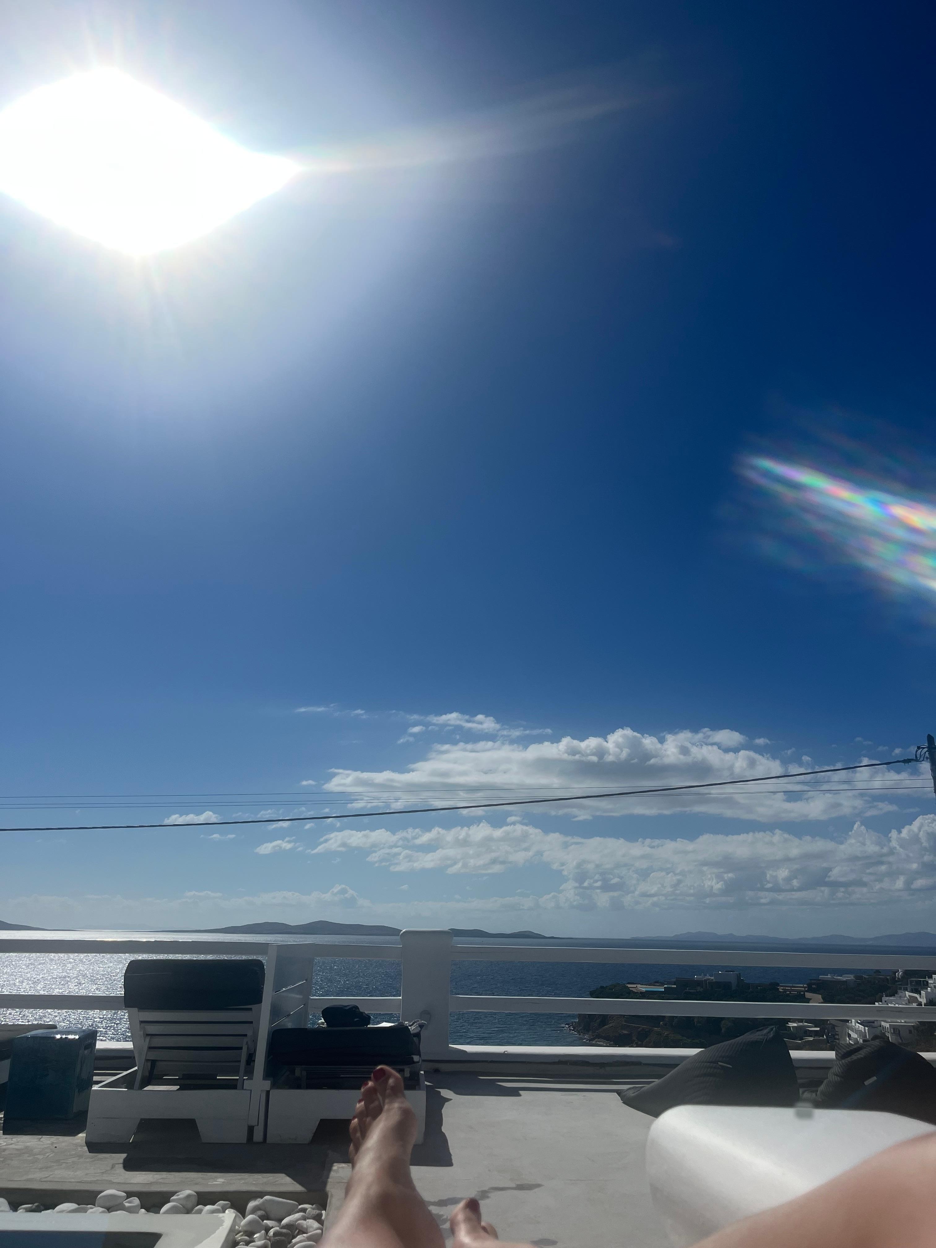 Afternoon soaking in the sun.