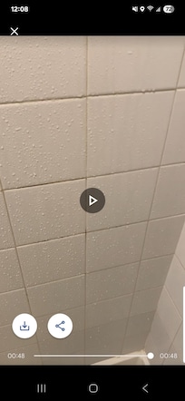 Mold/mildew in upstairs bathroom