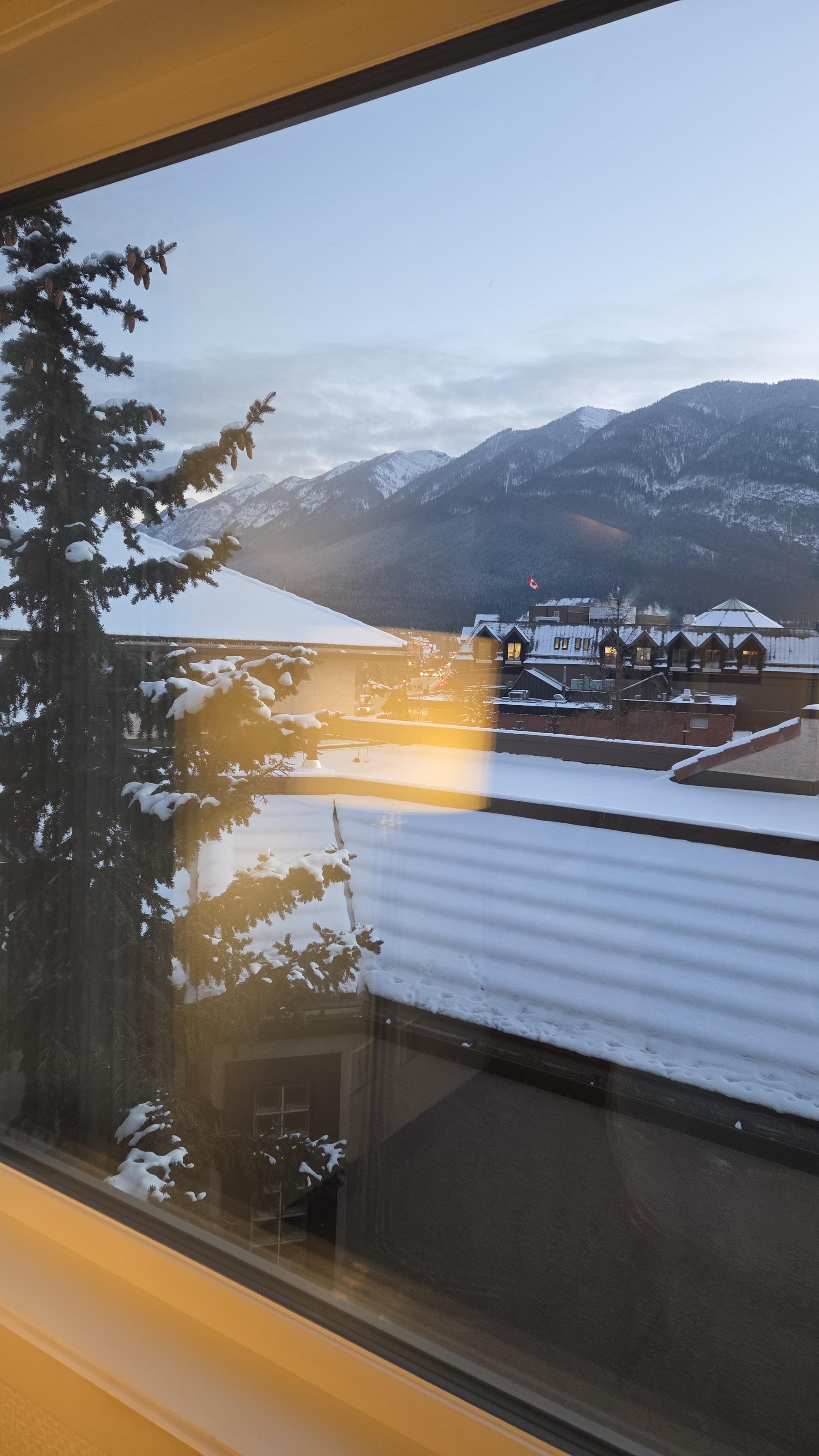 The view from our room 