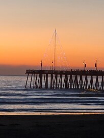 Sunset view from beachfront room first floor